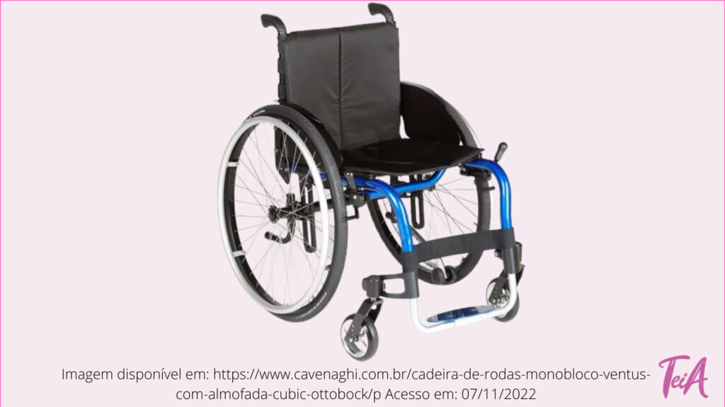 A estrutura em monobloco oferece grande durabilidade e rigidez. São feitas de ligas de alumínio, titânio ou materiais compostos. São chamadas de ultraleves, pesam menos de 9kg. São utilizadas por pessoas ativas com boa força nos braços. A capacidade de ajuste permite que seja configurada para uma propulsão eficiente, o que pode reduzir o risco de lesões nos braços a longo prazo.