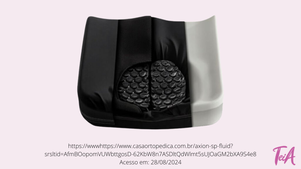 A almofada possui uma camada de gel na parte posterior, na qual reduz a tensão superficial e maximiza o envolvimento dos ísquios e do cóccix, proporcionando melhor imersão. Além de ser menos sensível à temperatura, oferecendo um desempenho mais consistente, independentemente do clima.