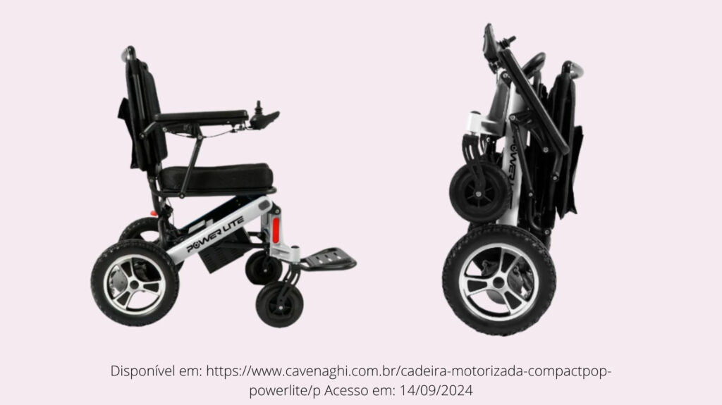 Modelo ultra leve e compacto, possui base com quadro em liga de alúminio, pesa apenas 32kg. Pode ser transportada no porta-malas dos carros e é fácil de ser manobrável em espaços pequenos. Capacidade de carga de até 110 kg.