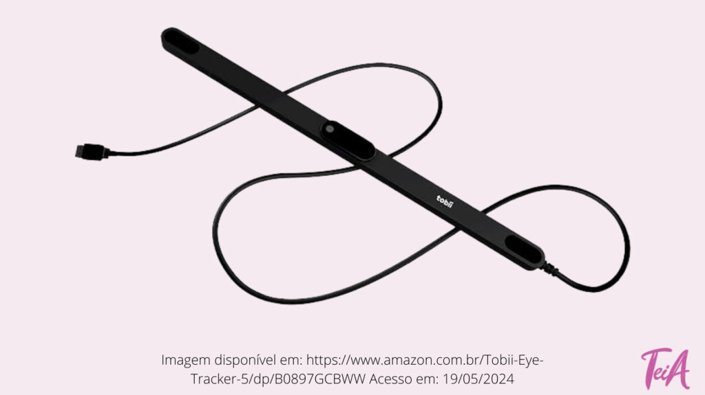 O Tobii é um rastreador ocular usado para acessar e controlar o computador, tablet e notebook através do movimento ocular. Pessoas que se beneficiam, são aquelas que possuem baixa ou falta de movimento dos membros superiores.