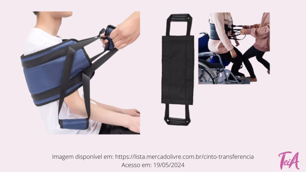 Serve de auxílio na transferência, servindo de apoio para a pessoa com mobilidade reduzida levantar ou ser colocado em posições variáveis.

