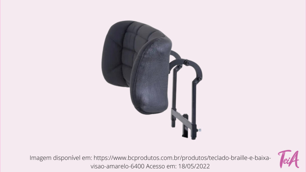 Oferece suporte para região occipital da cabeça.