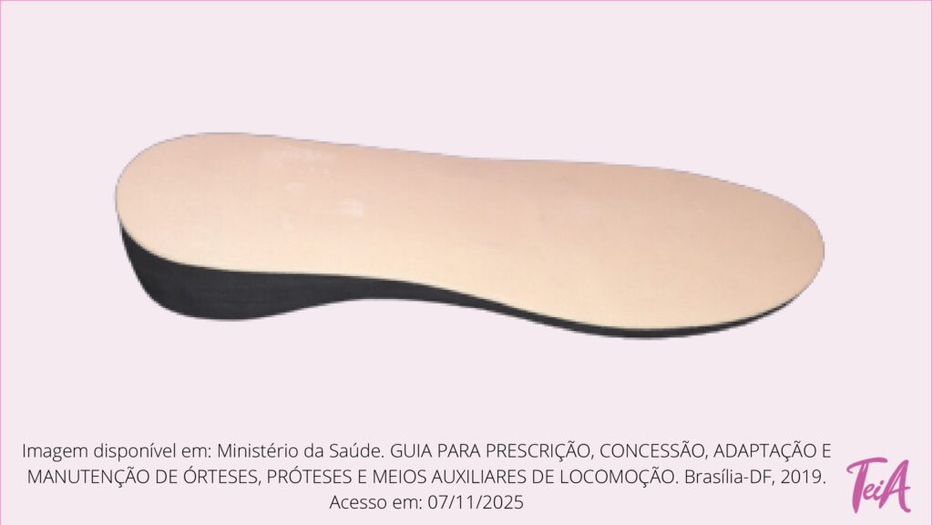 As palmilhas para compensação de encurtamento servem de apoio para às articulações causando a diminuição do pé compensar a deformidade estrutural ou alinhamento da perna, indicado nos casos de discrepância de comprimento dos membros inferiores.
